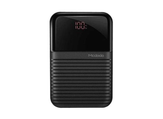 Mcdodo MC-5851 10000mAh Power Bank with Digital Display 22.5W - Black